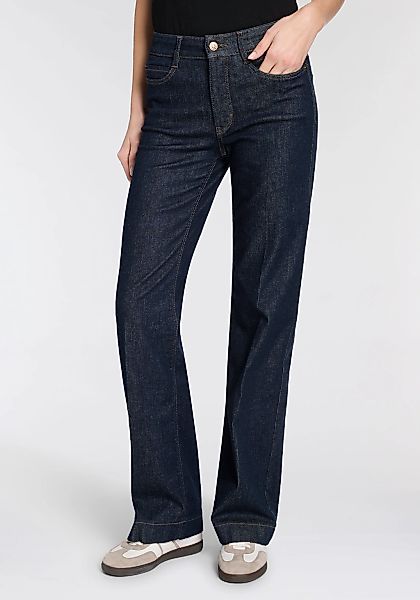 MAC 5-Pocket-Jeans "WIDE star" mit Aufdruck "Star" auf der Gesäßtasche, wei günstig online kaufen
