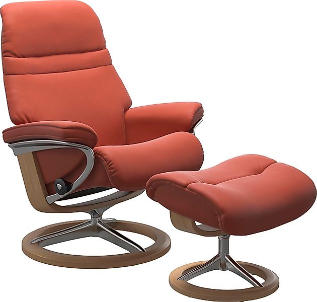 Stressless Relaxsessel "Sunrise" Relaxsessel mit Hocker, mit Signature Base günstig online kaufen