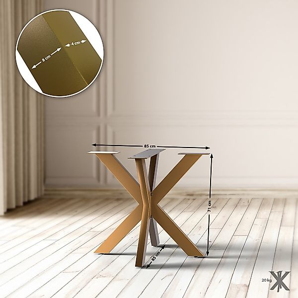 CLP Esstisch Biloxi, Metallbeine für DIY-Tischkufen, günstig online kaufen