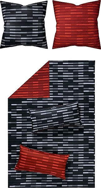 LOOKS by Wolfgang Joop Bettwäsche Wendebettwäsche, Baumwolle, Streifen günstig online kaufen