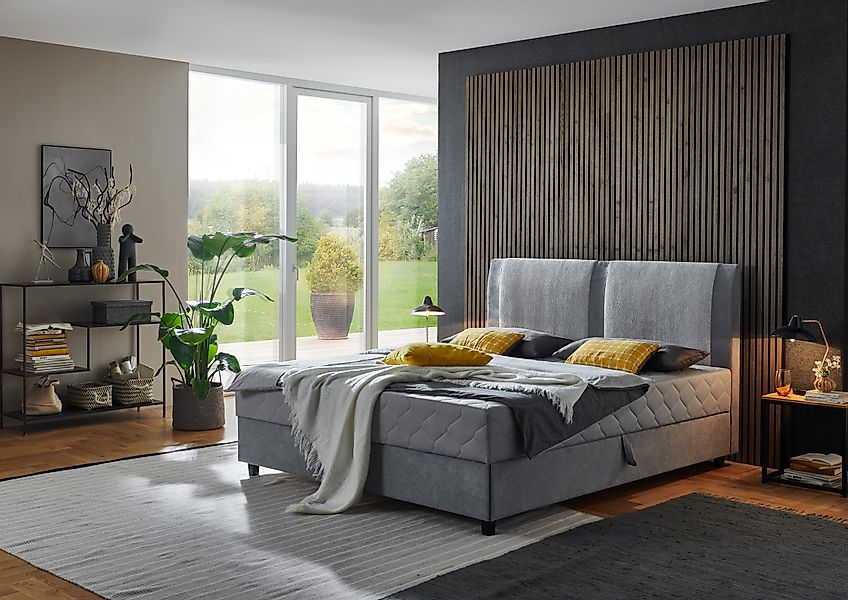 ATLANTIC home collection Boxbett "Borgholm", mit Taschen-Federkernmatratze, günstig online kaufen