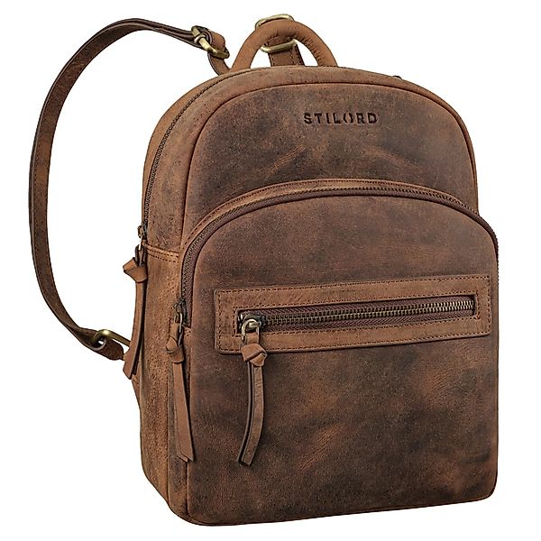 STILORD Cityrucksack "Alba" Kleiner Leder Rucksack günstig online kaufen