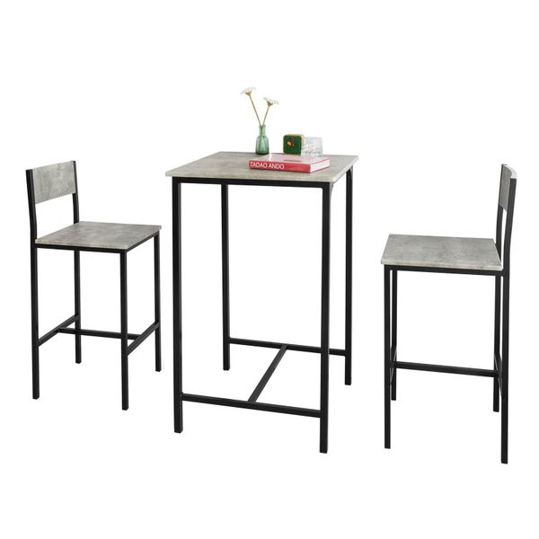 SoBuy Bartisch OGT27, 3-teilig Bartisch mit günstig online kaufen