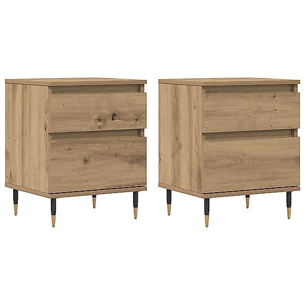 vidaXL Nachttisch Nachttische 2 Stk. Artisan-Eiche günstig online kaufen