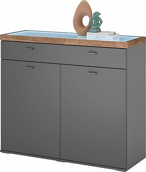 set one by Musterring Sideboard "Lancaster Dielen" inklusive LED-Beleuchtun günstig online kaufen