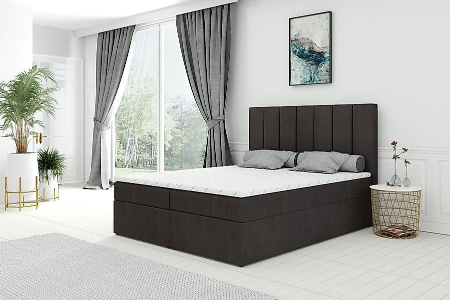 Labett Boxspringbett mit Bettkasten Matratze &Topper, günstig online kaufen