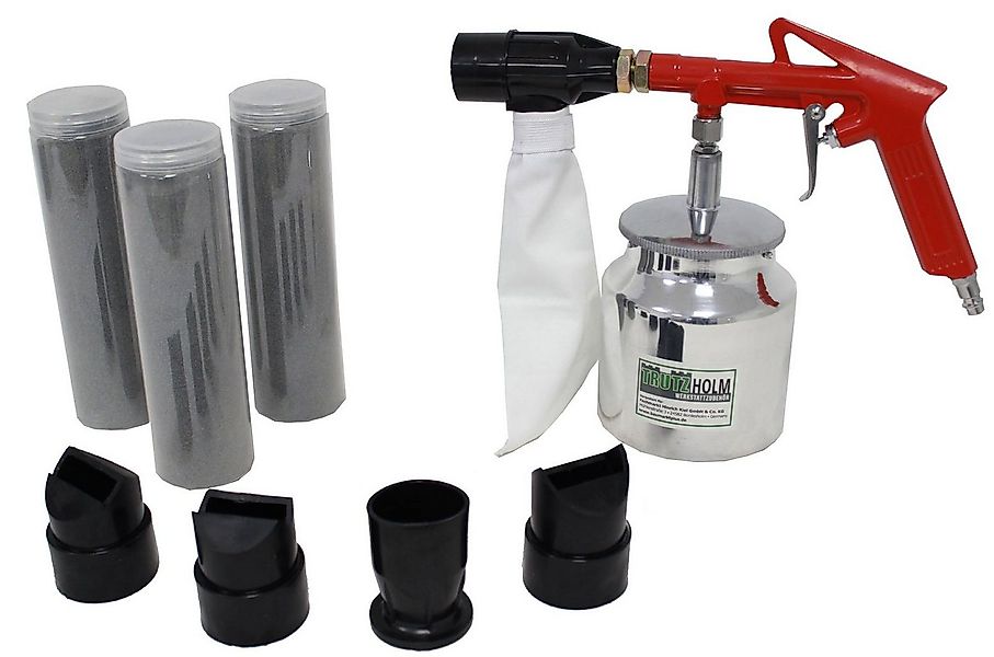 TRUTZHOLM Sandstrahlpistole Druckluft 3-3,5 bar, 56-113 l/min, bis 0,8mm 2, günstig online kaufen