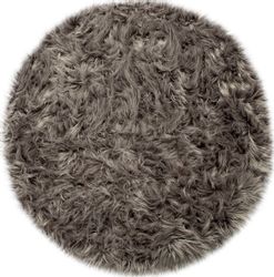 Paco Home Fellteppich "Playa 960" rund 64 mm Höhe Kunstfell, Flokati-Optik, günstig online kaufen