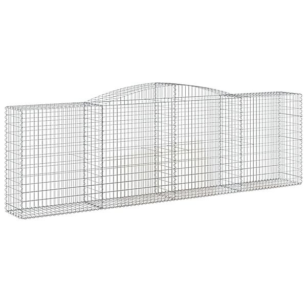 Vidaxl Gabionen Mit Hochbogen 20 Stk 400x50x120/140cm Verzinktes Eisen günstig online kaufen