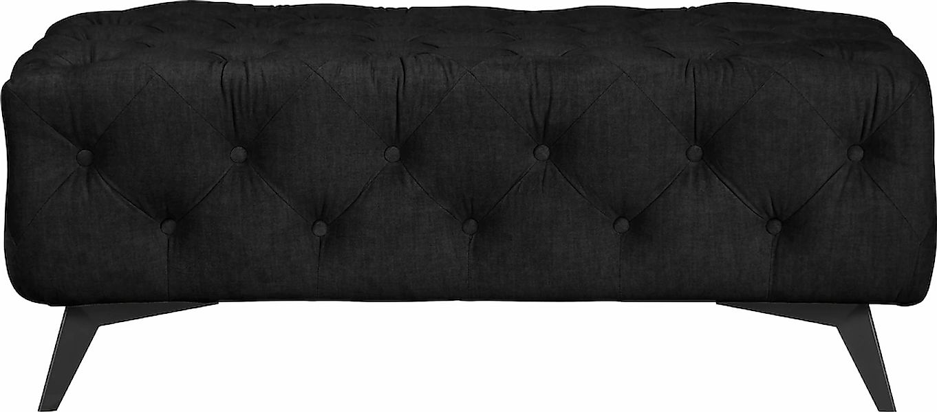 Home affaire Polsterhocker "Glynis" aufwändige Knopfheftung, moderne Cheste günstig online kaufen