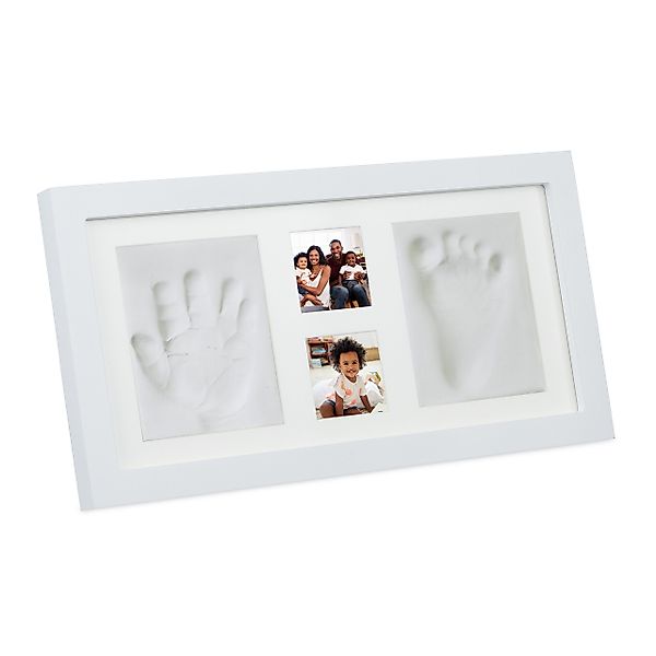 relaxdays Bilderrahmen Baby Gipsabdruck Set mit günstig online kaufen