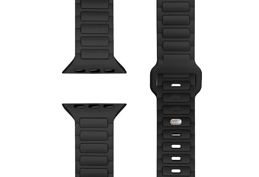 Nalia Smartwatch-Armband Apple Watch 49mm/46/45/44/42(Serie 1-3), Magnetisc günstig online kaufen