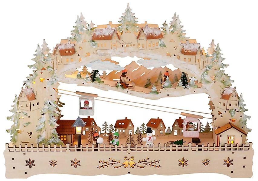 my home Schwibbogen "Weihnachtsdeko", mit bewegter Seilbahn und beleuchtete günstig online kaufen