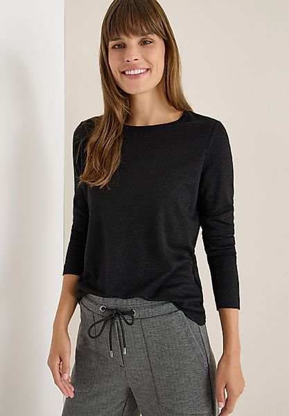 CECIL Rundhalsshirt im Glitzer-Look günstig online kaufen