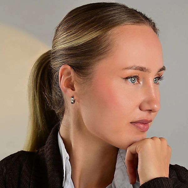 Adelia´s Klappcreolen "Damen Ohrringe – Klappcreole aus Edelstahl" Ideal al günstig online kaufen