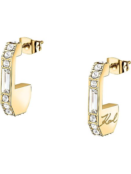 KARL LAGERFELD Paar Creolen Karl Lagerfeld Damen-Creolen Edelstahl 2 Krista günstig online kaufen