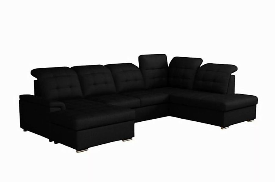 Labett Ecksofa mit Schlaffunktion & Bettkasten MODERNA U-Form günstig online kaufen