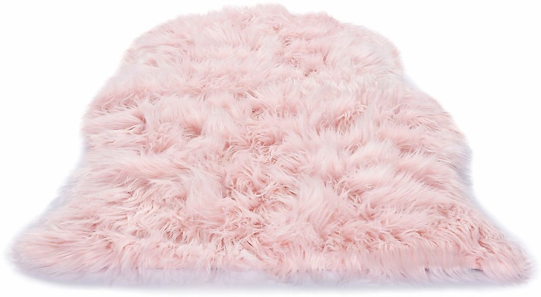Gino Falcone Fellteppich "Mia" fellförmig 75 mm Höhe Kunstfell, Hochflor - günstig online kaufen