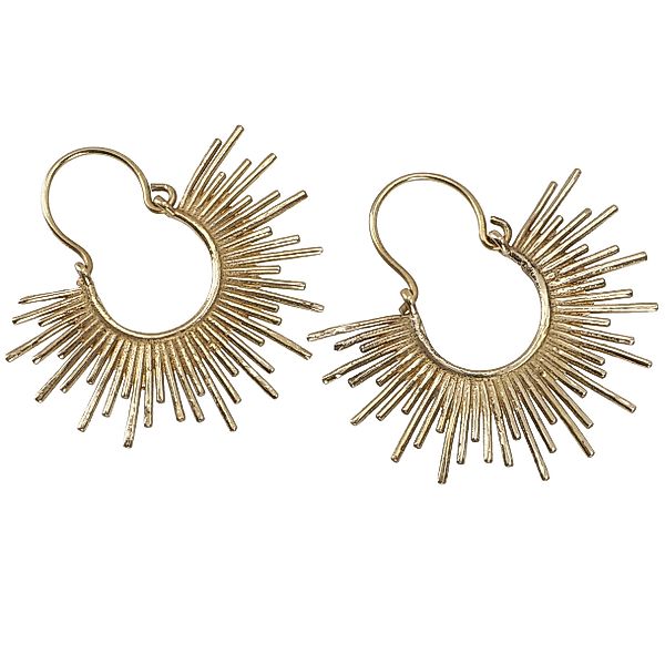 Guru-Shop Paar Ohrhänger Goldene Tribalohrringe aus günstig online kaufen