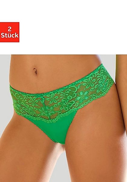 Nuance String (2-St) Dessous mit breitem Spitzenband günstig online kaufen
