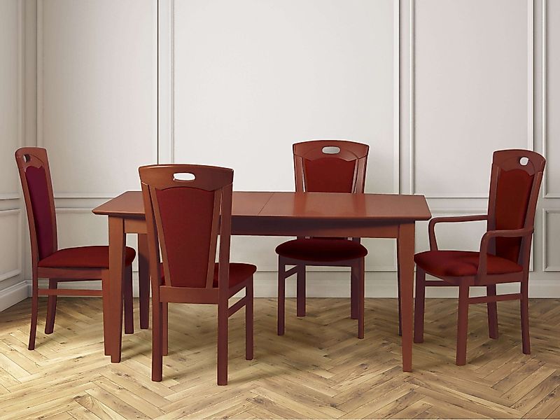 Home affaire Esszimmerstuhl "FERDI Made in Italy, Massivholz" (Set) 2 Stk. günstig online kaufen
