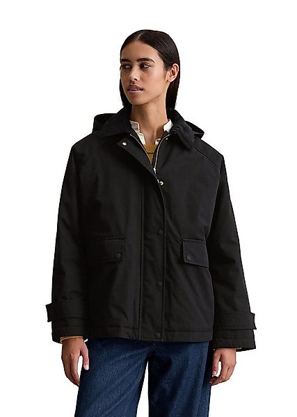 Marc O'Polo DENIM Kurzmantel aus Waxed-ORganic-Cotton-Nylon-Mix günstig online kaufen