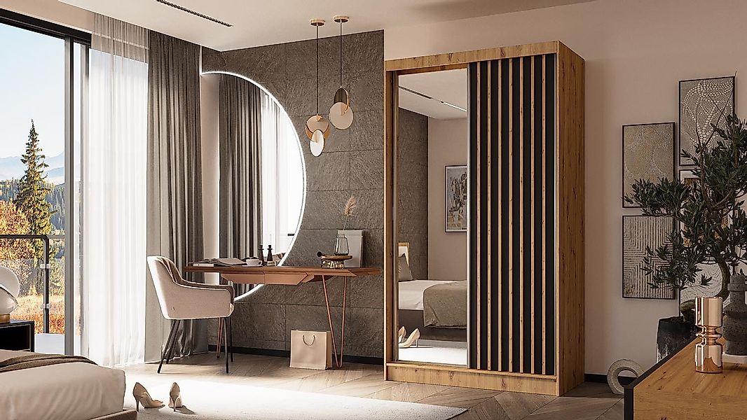 WFL GROUP Kleiderschrank Venus mit Schwebetüren, günstig online kaufen