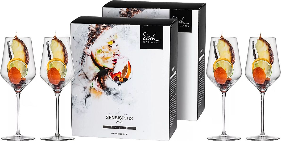 Eisch GERMANY Sky SensisPlus Weißweinglas 4er Set Weißweingläser transparen günstig online kaufen