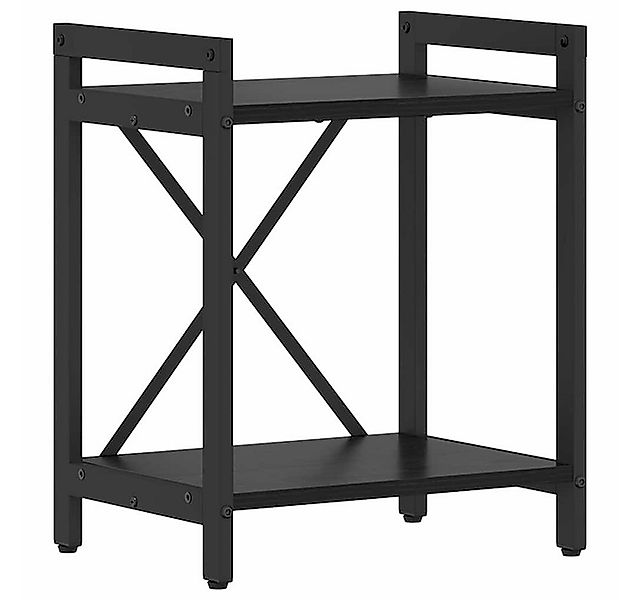 vidaXL Bücherregal Bücherregal Schwarz Eichen-Optik 40 x 30 x 50 cm Holzwer günstig online kaufen