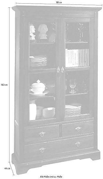 SIT Vitrine "Samba", im Lodge-Stil, Höhe 183 cm günstig online kaufen