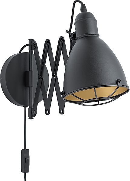 EGLO Wandleuchte TREBURLEY Wandlampe, E27, IP20, günstig online kaufen