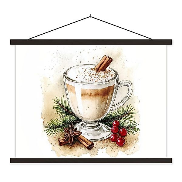 MuchoWow Poster Winter - Kaffee - günstig online kaufen