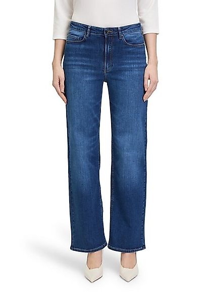 Betty&Co High-waist-Jeans Betty & Co High Waisted-Jeans mit weitem Bein günstig online kaufen