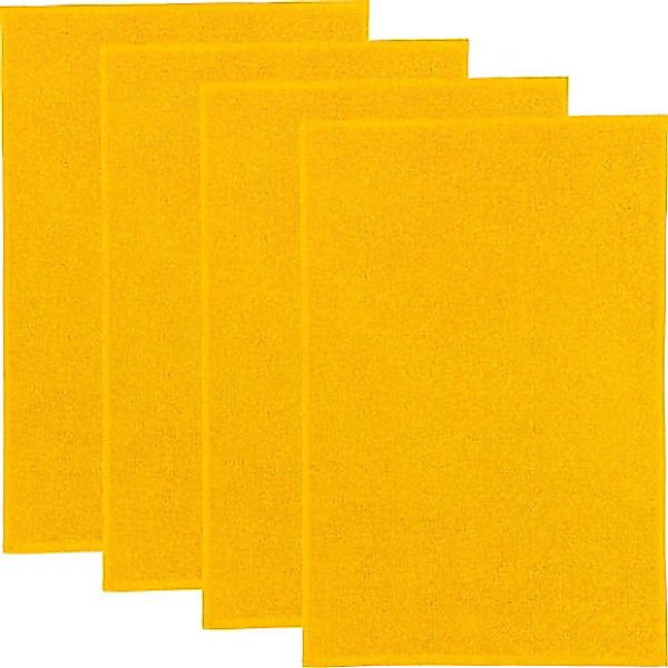 Erwin Müller Geschirrtuch Frottier-Geschirrtuch 4er-Pack, Baumwolle Uni günstig online kaufen