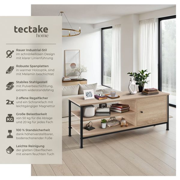 tectake Lowboard TV-Regal, Industrial Style günstig online kaufen