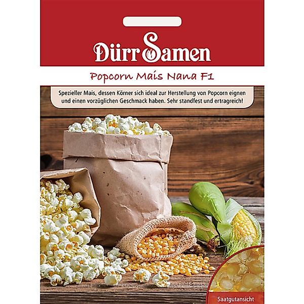 Dürr Samen Popcorn Mais Nana F1 Saatgut günstig online kaufen