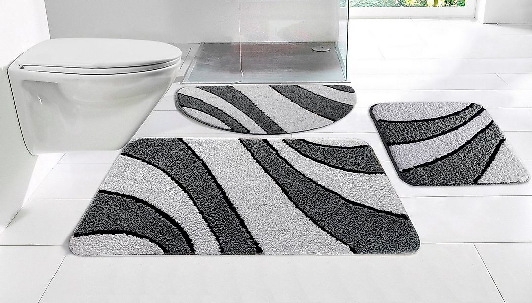 OTTO home Badematte Anna, Badvorleger, Badezimmer Teppich, Höhe 16 mm, ruts günstig online kaufen