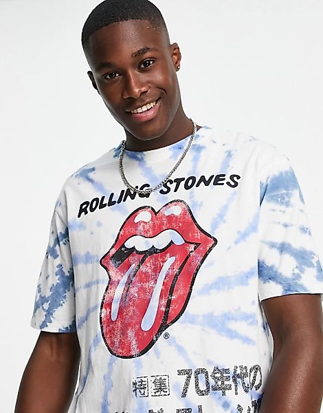 Only & Sons – Band-T-Shirt in Oversize-Passform mit Rolling Stones -Print u günstig online kaufen