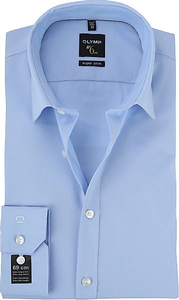 OLYMP No'6 six Hemd Skinny Fit Blau Extra Lange Ärmel - Größe 42 günstig online kaufen