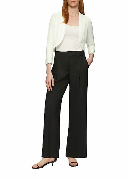 s.Oliver BLACK LABEL Strickjacke mit Blende günstig online kaufen