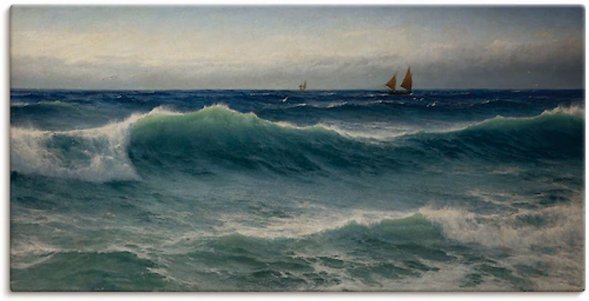 Artland Wandbild »Brechende Wellen. 1893« Gewässer 1 Stk. tlg. als Leinwand günstig online kaufen