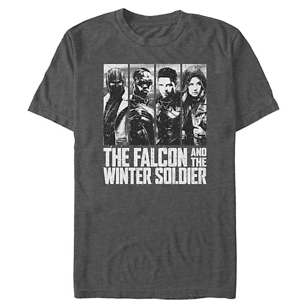 Marvel - The Falcon and the Winter Soldier - Gruppe White out - Männer T-Sh günstig online kaufen