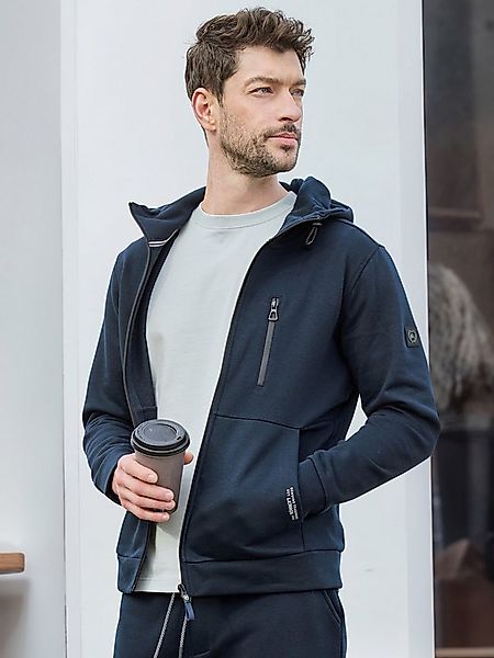 LERROS Kapuzensweatjacke Sweatjacke im Hoodie-Look aus Mischgewebe günstig online kaufen