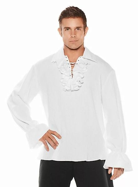 Underwraps T-Shirt Piratenhemd mit Rüschen weiß Bequemes Rüschenhemd für Eu günstig online kaufen
