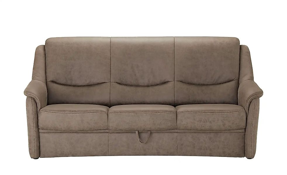 Vorziehsofa  Lech ¦ braun ¦ Maße (cm): B: 205 Polstermöbel > Sofas > 3-Sitz günstig online kaufen