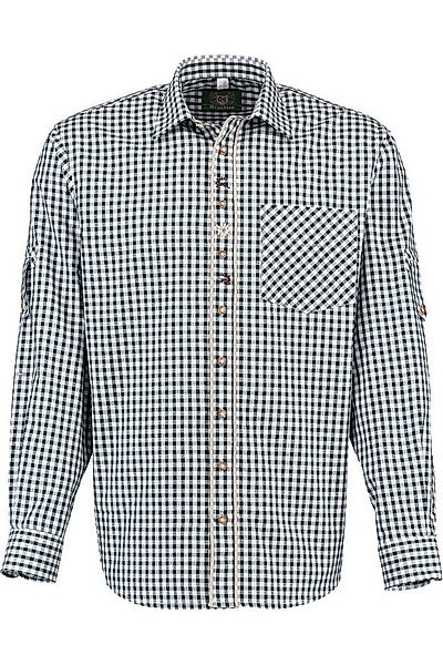 Orbis Textil GmbH & Co. KG Trachtenhemd Trachtenhemd - ADAM - dunkelgrün, m günstig online kaufen