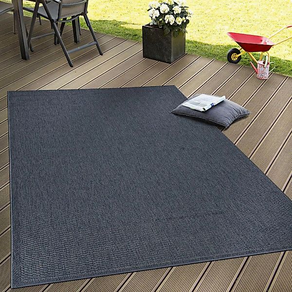 Paco Home Teppich "Timber 125" rechteckig 4 mm Höhe Flachgewebe, Sisal Opti günstig online kaufen