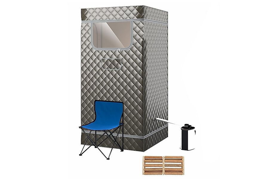 KOMFOTTEU Sauna, Dampfsauna tragbar mit Fernbedienung und Timer günstig online kaufen