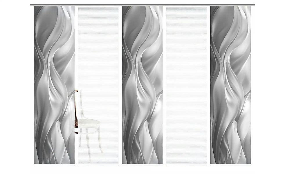 HOME in green Schiebegardine "SYLVIA" Paneelwagen 5 Stk. tlg. SET DIGITALDR günstig online kaufen