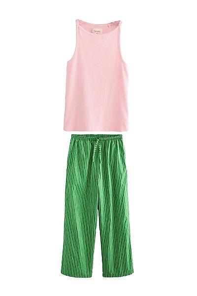 Next Pyjama Pyjama mit geripptem Trägertop günstig online kaufen